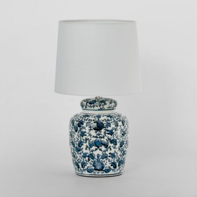 Highgate Hamptons Ginger Jar Table Lamp Blue And White