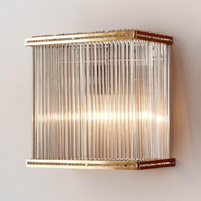 Revelstoke Heritage Rectangular Wall Light Brass