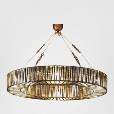 Haverford Ring Chandelier Mercury Glass Ceiling Pendant