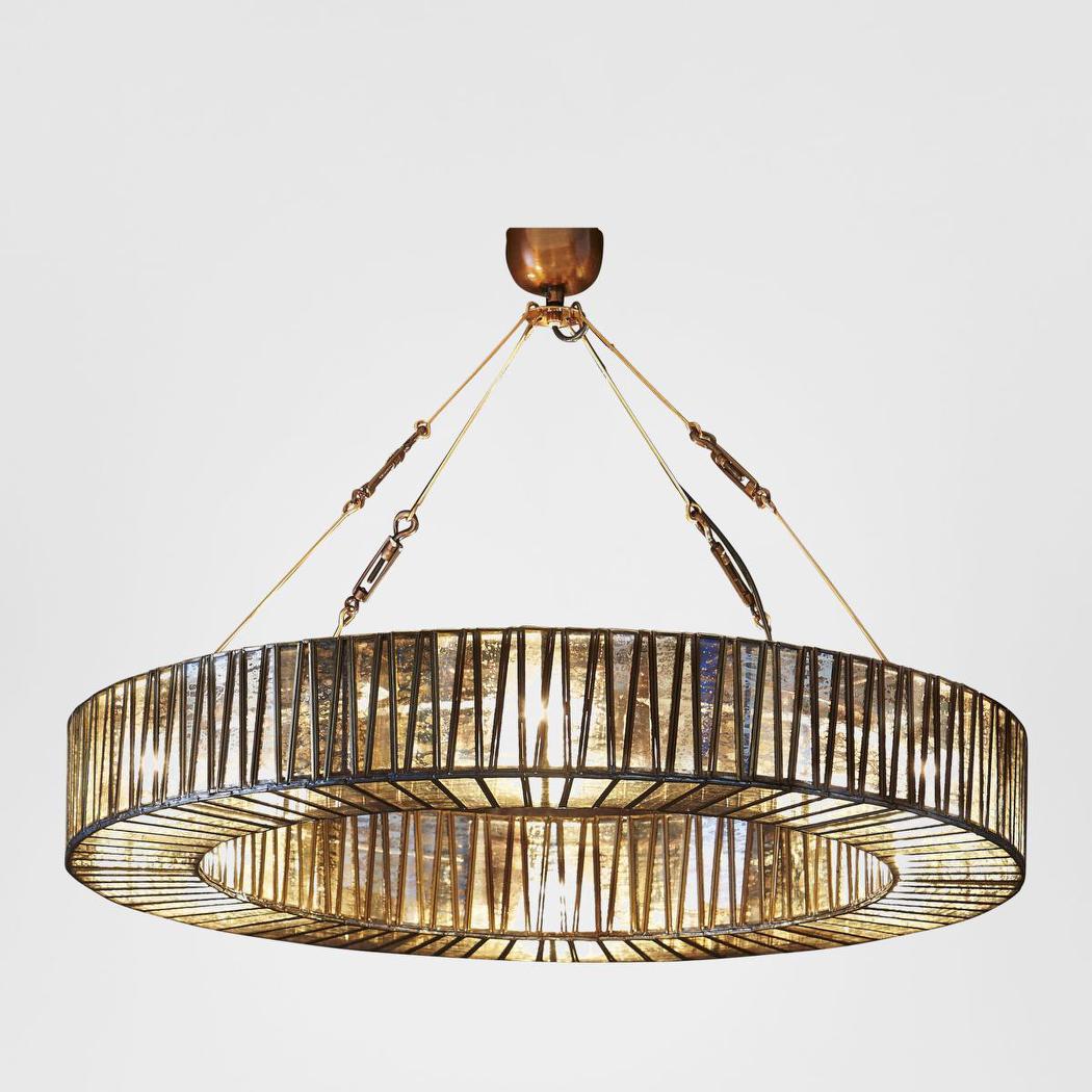 Haverford Ring Chandelier Mercury Glass Ceiling Pendant