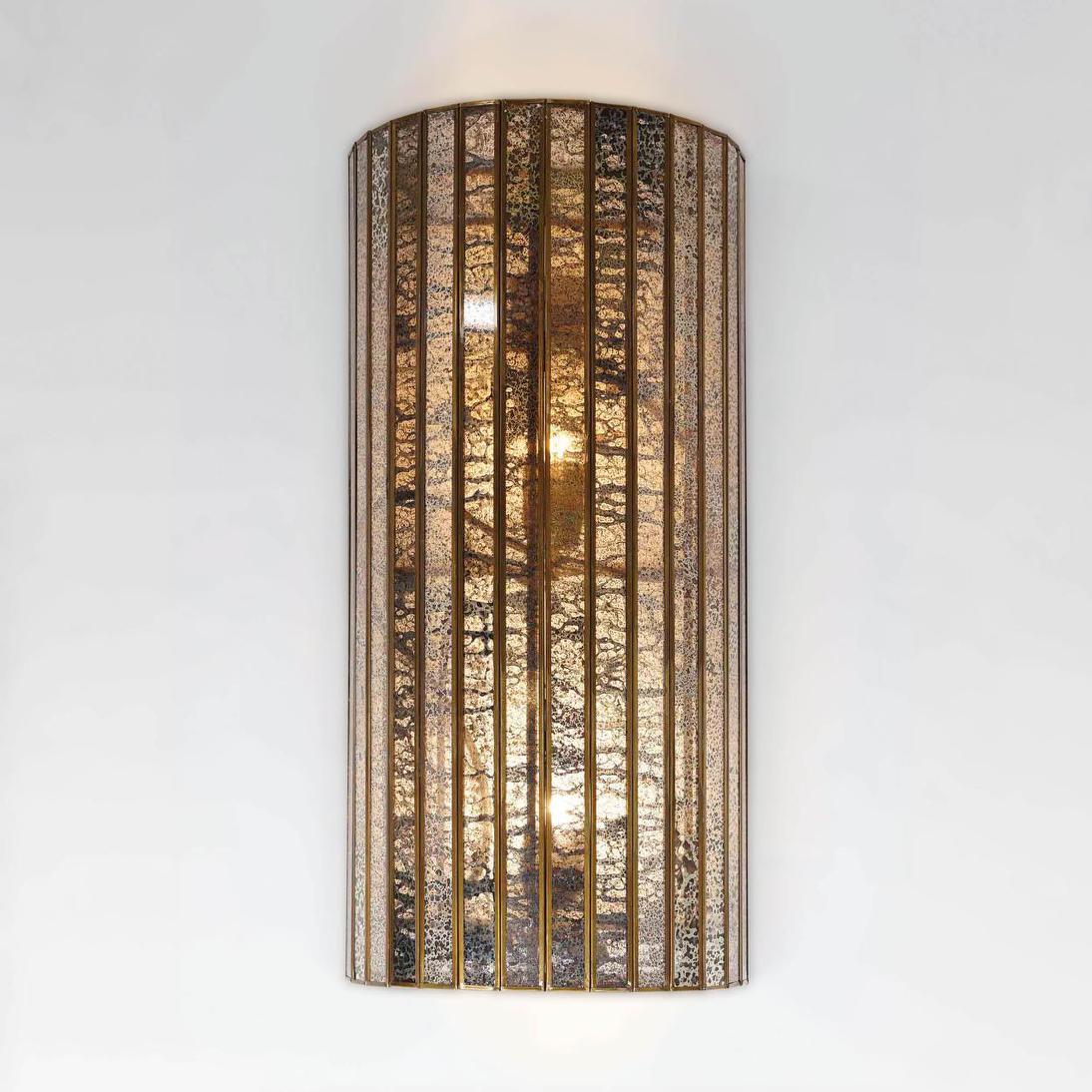 Annerley Fluted Wall Light Antique Copper