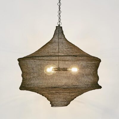 Vanderbilt Woven Wire Pendant Light Black