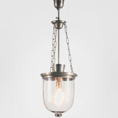 Oakridge Heritage Bell Jar Ceiling Pendant Antique Silver