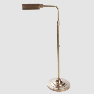 Ellesmere Traditional Adjustable Floor Lamp Antique Brass