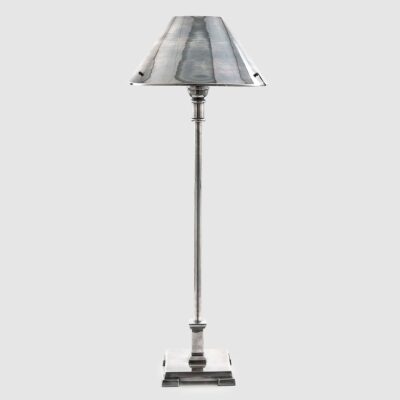 Rosedale French Provincial Stick Table Lamp Antique Silver