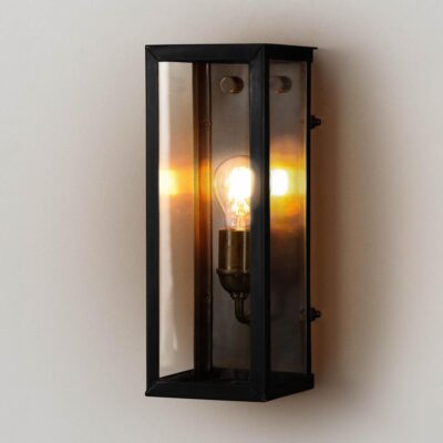Montague Hamptons Outdoor Wall Light Black