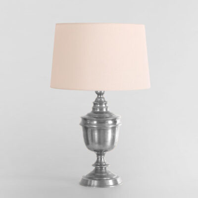 Colquhoun French Provincial Urn Table Lamp Base Antique Silver