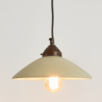 Bridgerton Hamptons Ceramic Dish Ceiling Pendant Large White