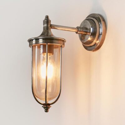 Sorrento Heritage Caged Wall Light Antique Silver