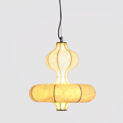 Chatsworth Hamptons Gourd Ceiling Pendant White