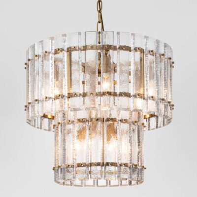 Araluen French Provincial Two-Tier Glass Chandelier