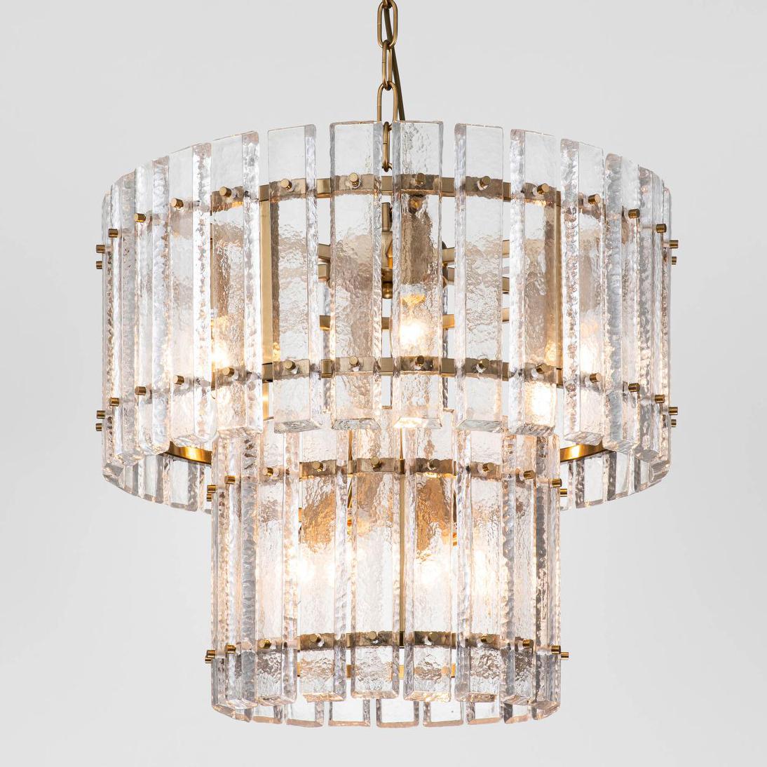 Araluen French Provincial Two-Tier Glass Chandelier