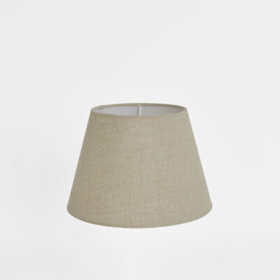 Alnwick French Provincial Linen Taper Lamp Shade XS Dark Natural