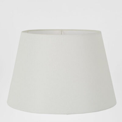 Alnwick French Provincial Extra Large Linen Taper Lamp Shade Ivory