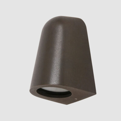 Charcoal Heritage Dome Outdoor Wall Light Dark Grey
