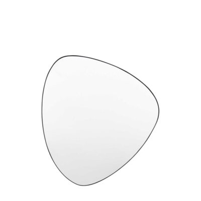 Aldemare Organic Pebble Wall Mirror Black