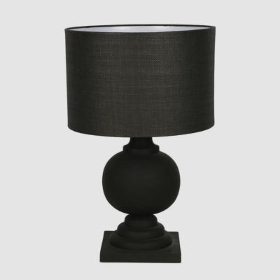 Stonehill Heritage Ball Balustrade Table Lamp Black