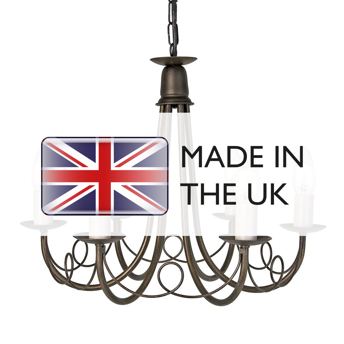 Abbotscroft Country 6 Light Chandelier Black Gold Patina Abbotscroft Country 6 Light Chandelier Black Gold Patina