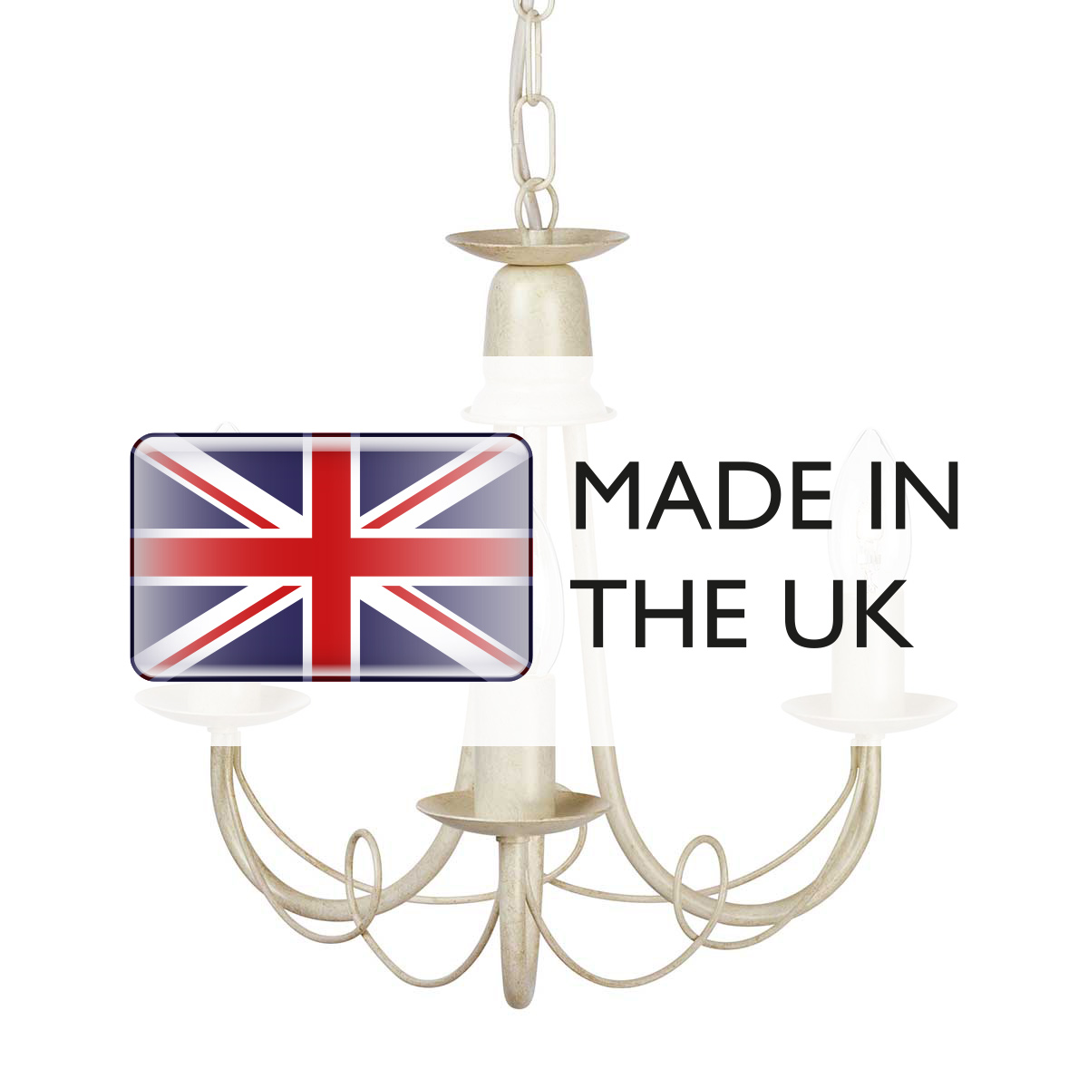 Abbotscroft French Provincial 3 Light Chandelier Ivory and Gold Patina Abbotscroft French Provincial 3 Light Chandelier Ivory and Gold Patina