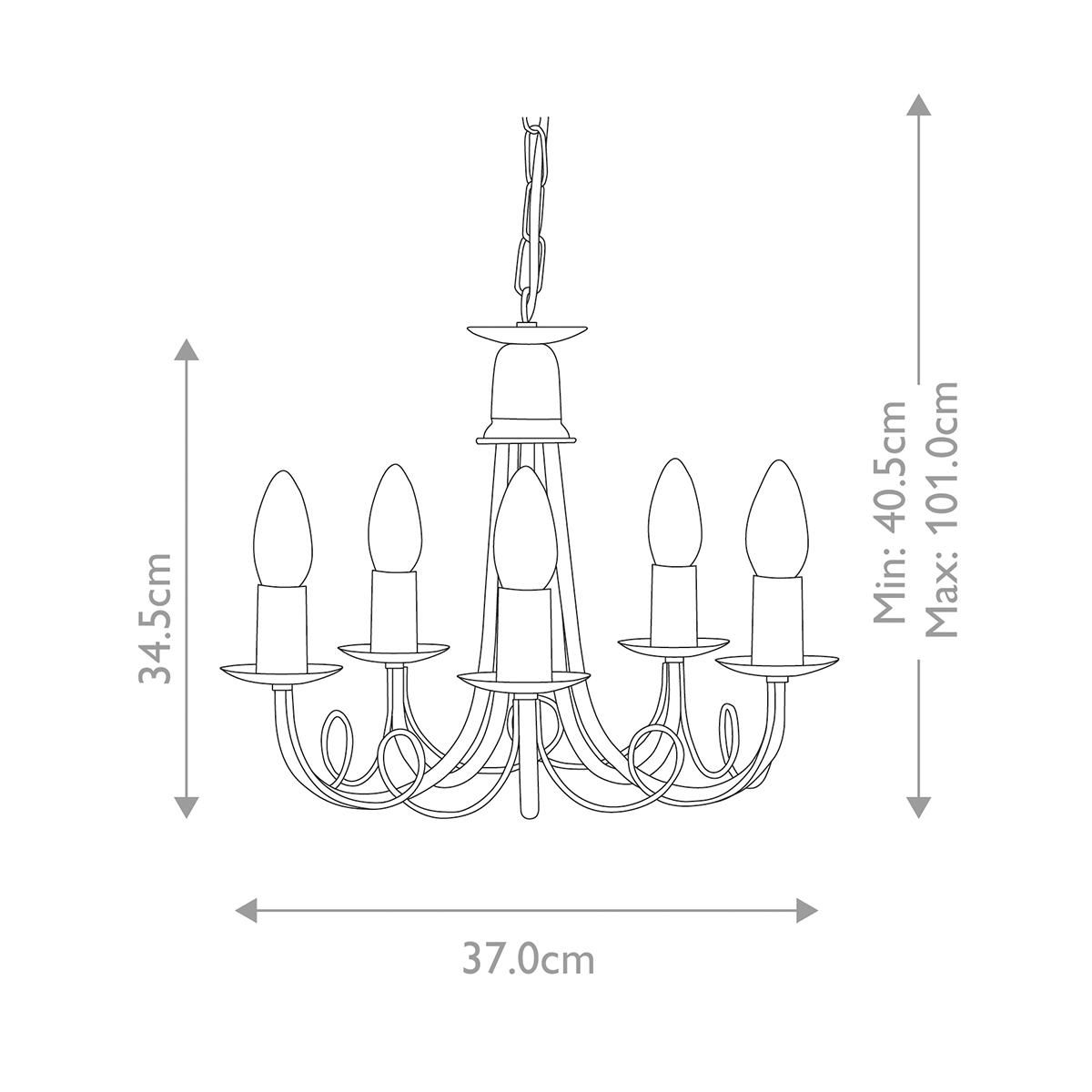 Abbotscroft French Provincial 5 Light Chandelier Ivory Gold Patina Abbotscroft French Provincial 5 Light Chandelier Ivory Gold Patina