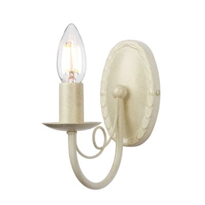 Abbotscroft French Provincial Wall Light Ivory Gold Patina
