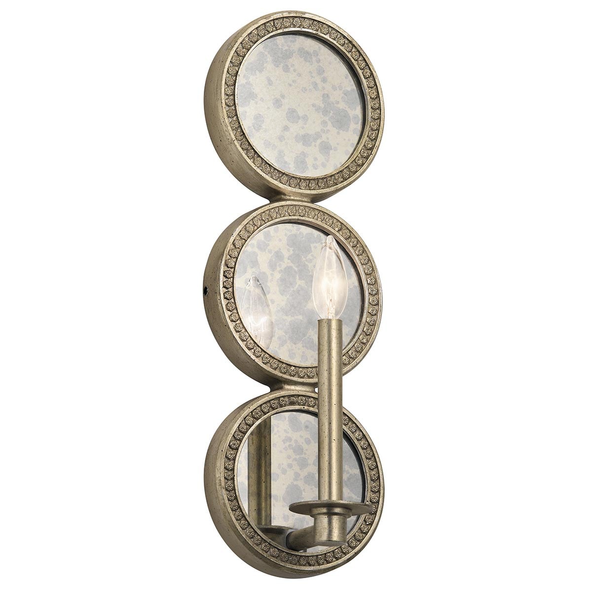 Adderbourne Hamptons Wall Light Sterling Gold