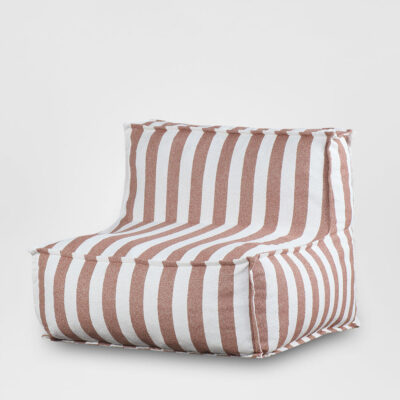 Adelong Hamptons Sofa Chair Terracotta Stripe