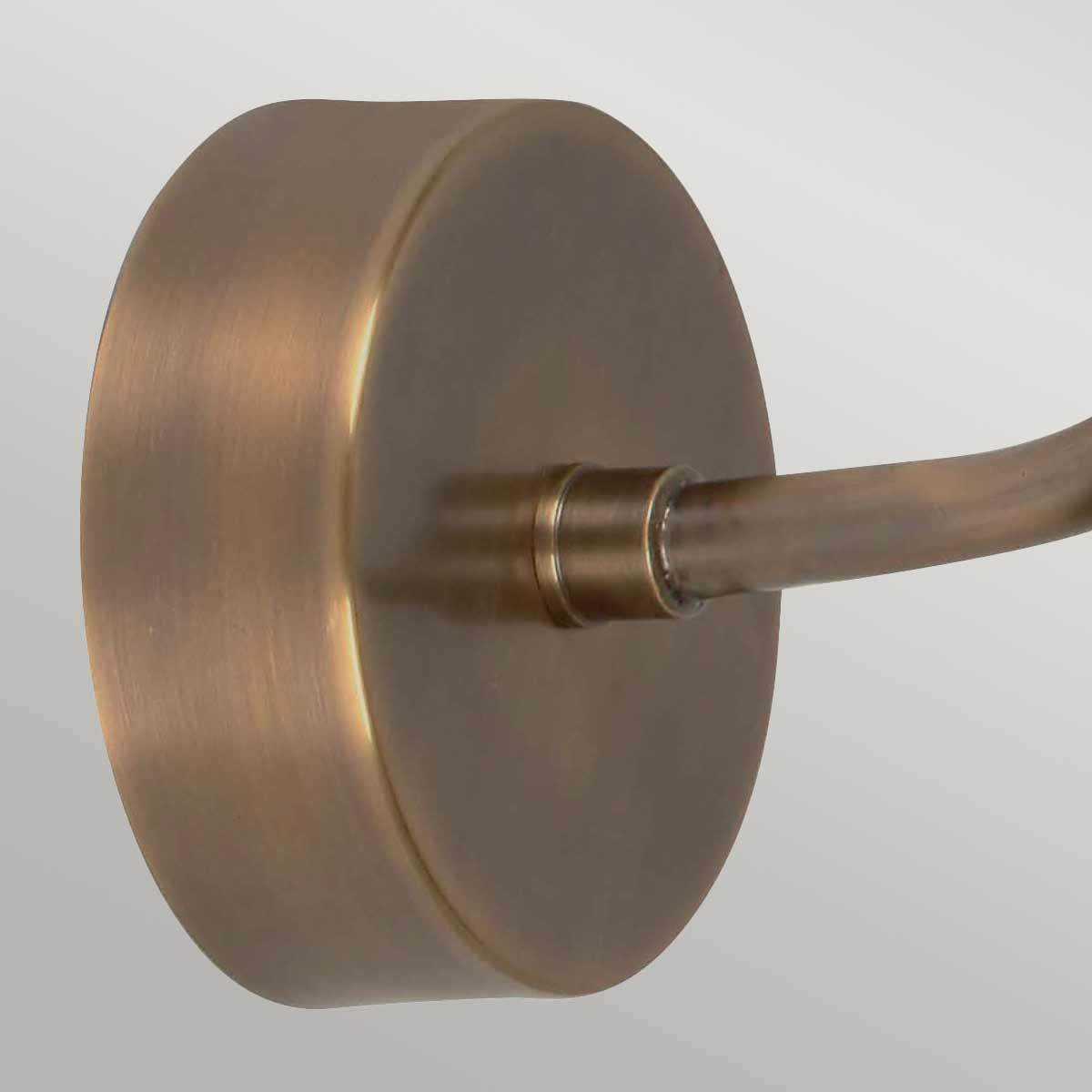 Aldenham Traditional Outdoor Wall Light in Aged Brass Aldenham Traditional Outdoor Wall Light in Aged Brass — detail view