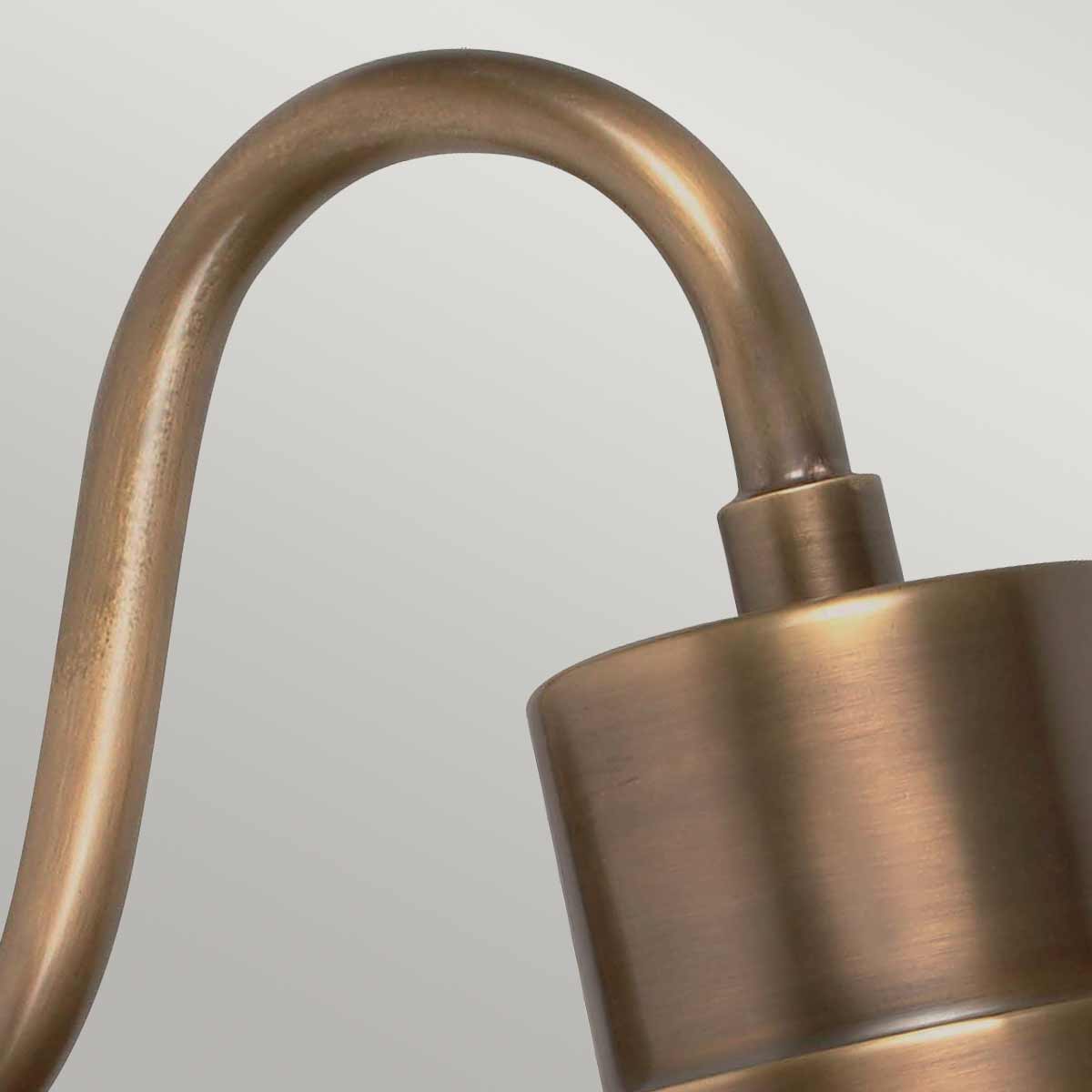 Aldenham Traditional Outdoor Wall Light in Aged Brass Aldenham Traditional Outdoor Wall Light in Aged Brass — detail view