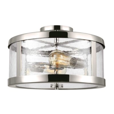 Aldergate Hamptons Ceiling Semi-Flush Polished Nickel