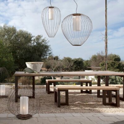 Aldergrove Lantern Outdoor Pendant Light Glossy White