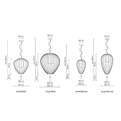 Aldergrove Wire Cage Pendant Light Glossy White