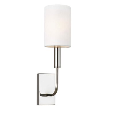 Alderleigh Hamptons Wall Light Polished Nickel