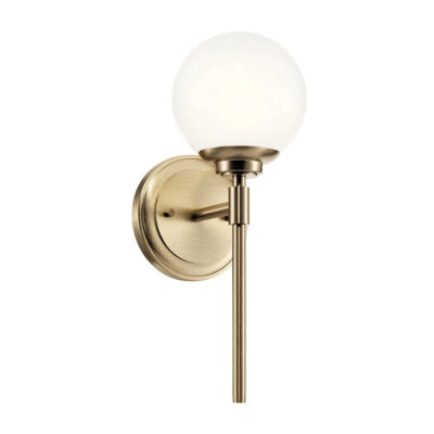 Aldermoor Contemporary Wall Light Champagne Bronze