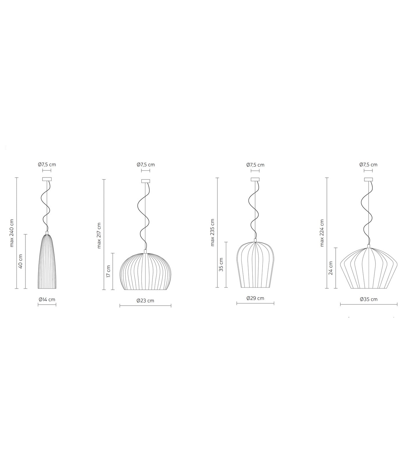 Amberfield Fluted Ceramic Dome Pendant Light Amberfield Fluted Ceramic Dome Pendant Light