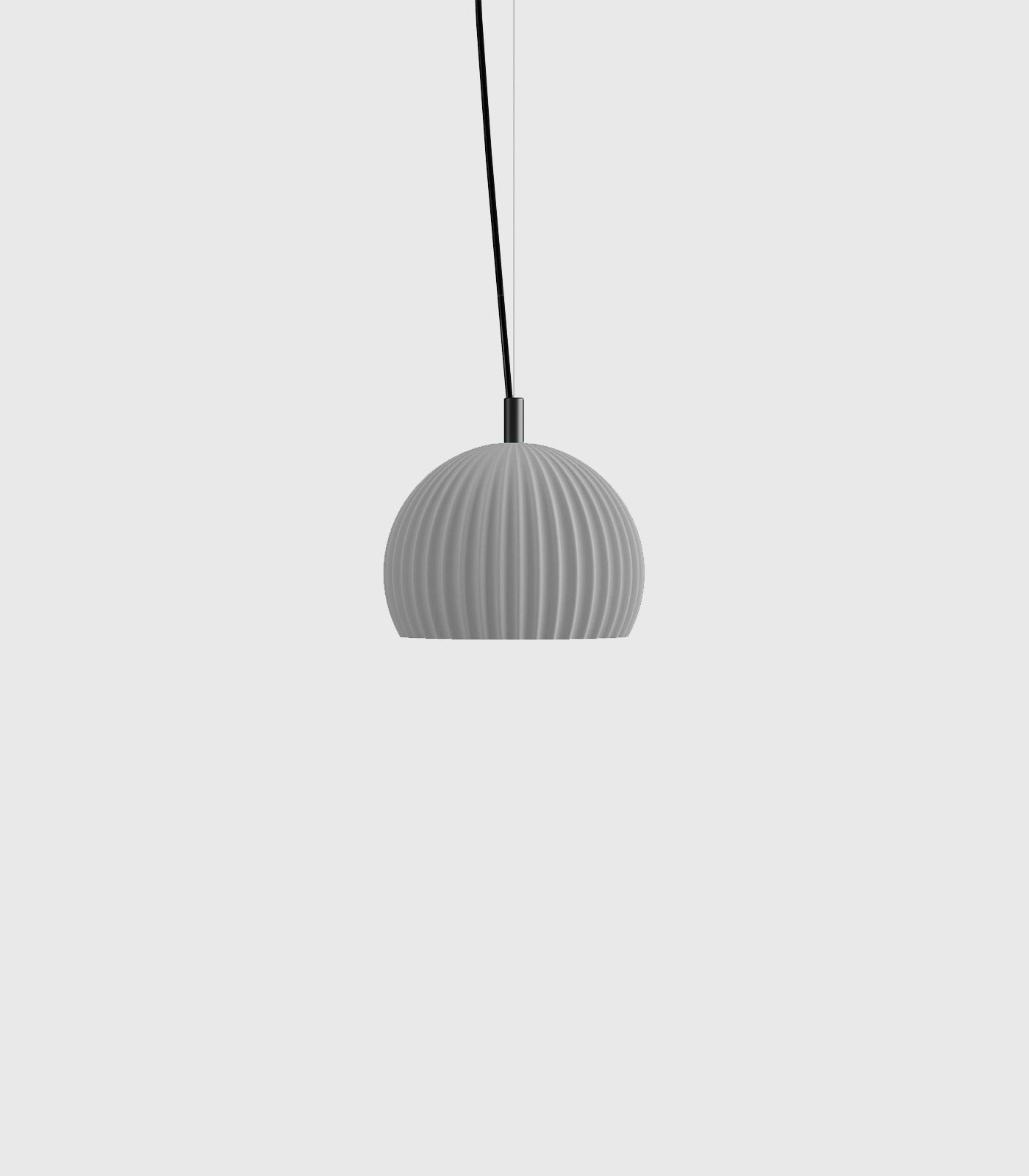 Amberfield Fluted Ceramic Dome Pendant Light