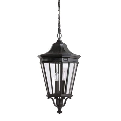 Amberleigh Lane Traditional Chain Lantern Black