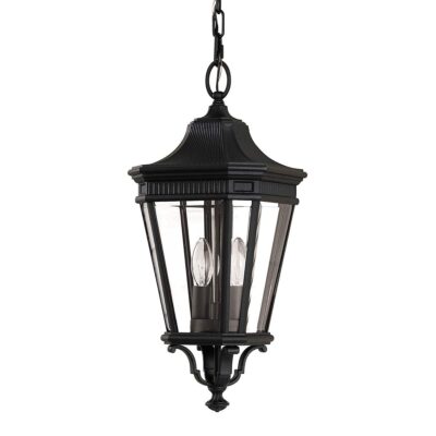 Amberleigh Lane Traditional Chain Lantern Black