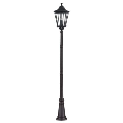 Amberleigh Lane Traditional Outdoor Lamp Post Black