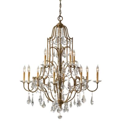 Amberleigh Oxide French Provincial 12 Light Chandelier