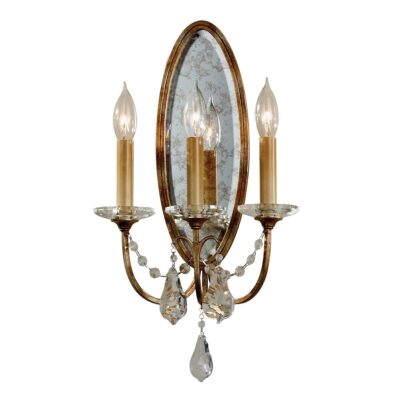 Amberleigh Oxide French Provincial 3 Light Wall Sconce Bronze