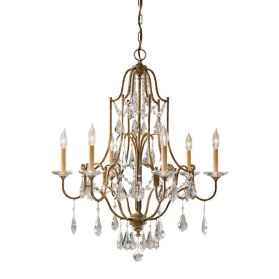 Amberleigh Oxide French Provincial 6 Light Chandelier Oxidised Bronze