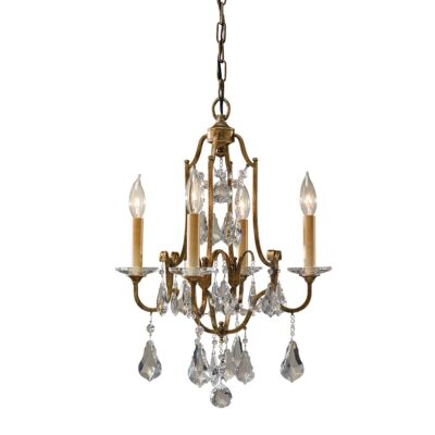 Amberleigh Oxide French Provincial Crystal Chandelier