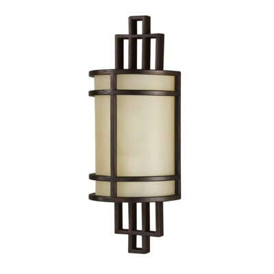 Amberweld Arts and Crafts Wall Light in Grecian Bronze