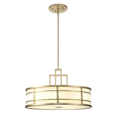 Amberweld Hamptons Drum Pendant Brass