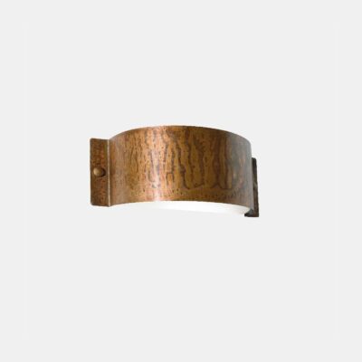 Anzio Industrial Arc Wall Light Antique Copper