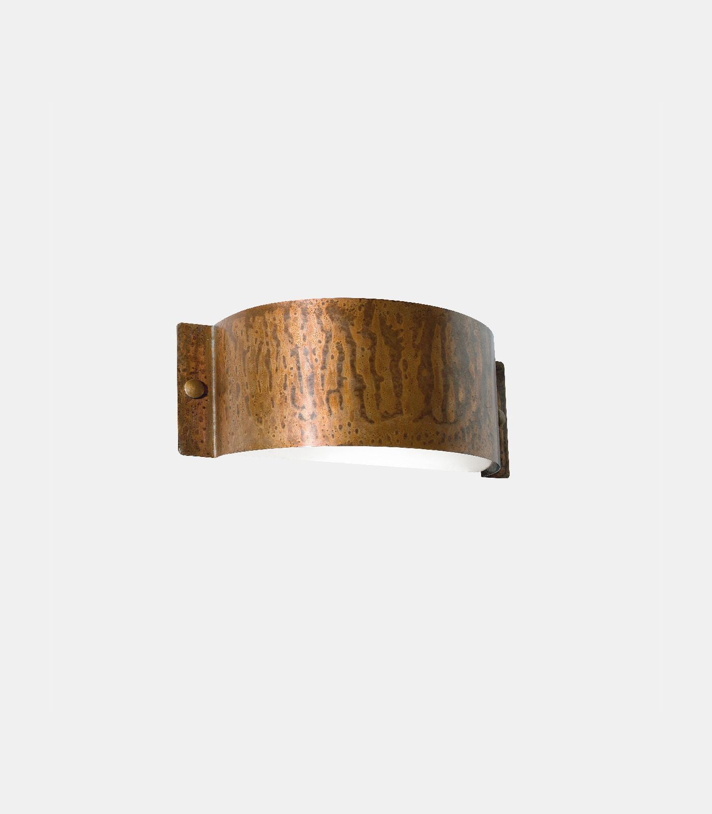 Anzio Industrial Arc Wall Light Antique Copper