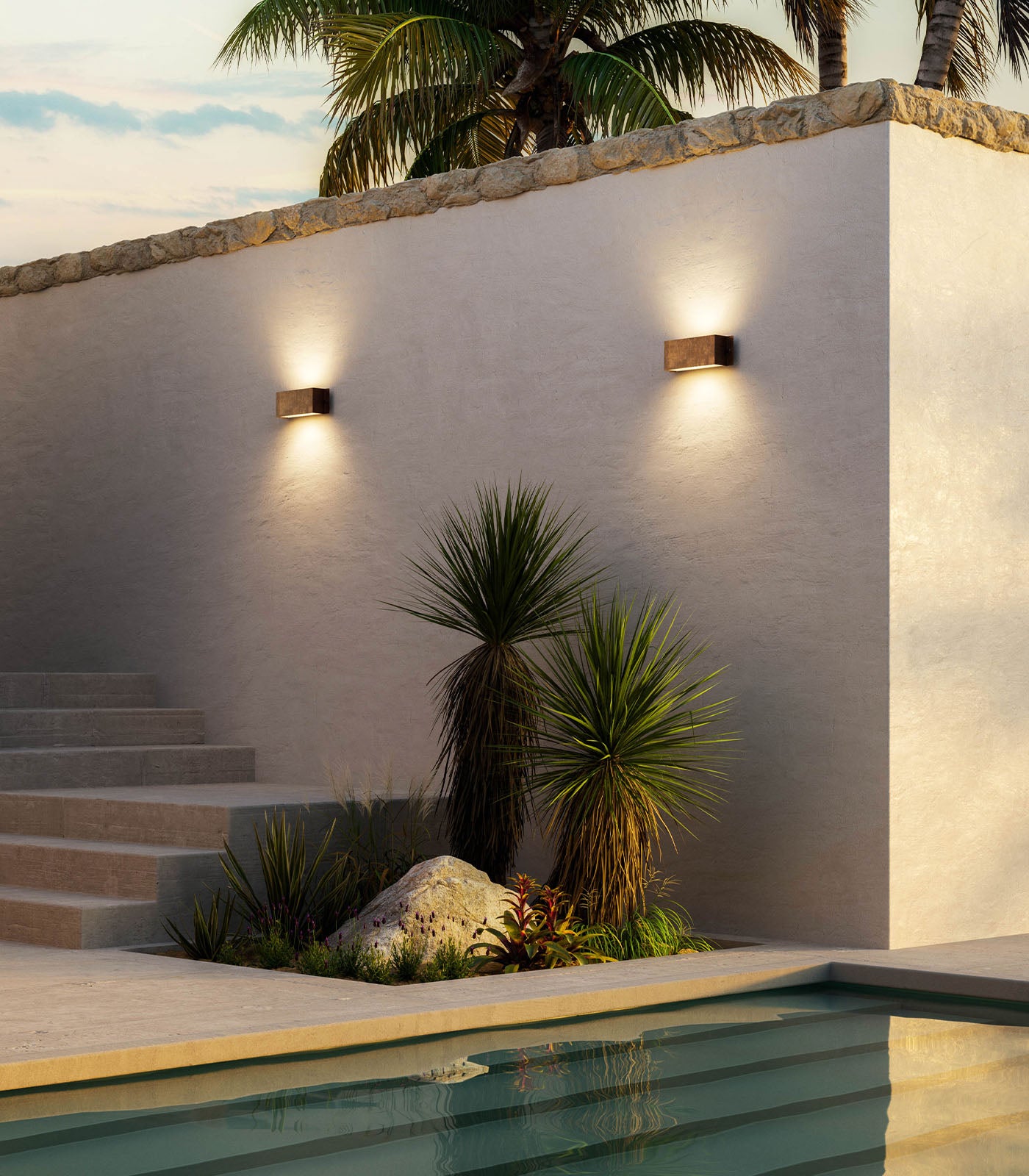 Anzio Industrial Copper Outdoor Wall Light Anzio Industrial Copper Outdoor Wall Light