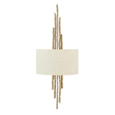 Ashborne Peak Champagne Gold Wall Light