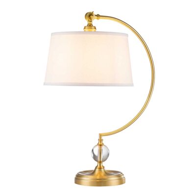 Ashbourne Hollow Hamptons Table Lamp Brushed Brass